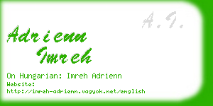 adrienn imreh business card